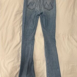 Mother Denim Light Blue Bootcut Jeans